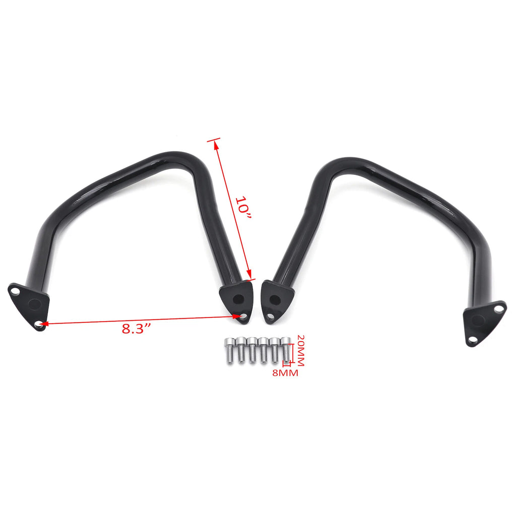 Rear Black Highway Bars for Indian Chief Challenger Roadmaster Chieftain (2014–2021)