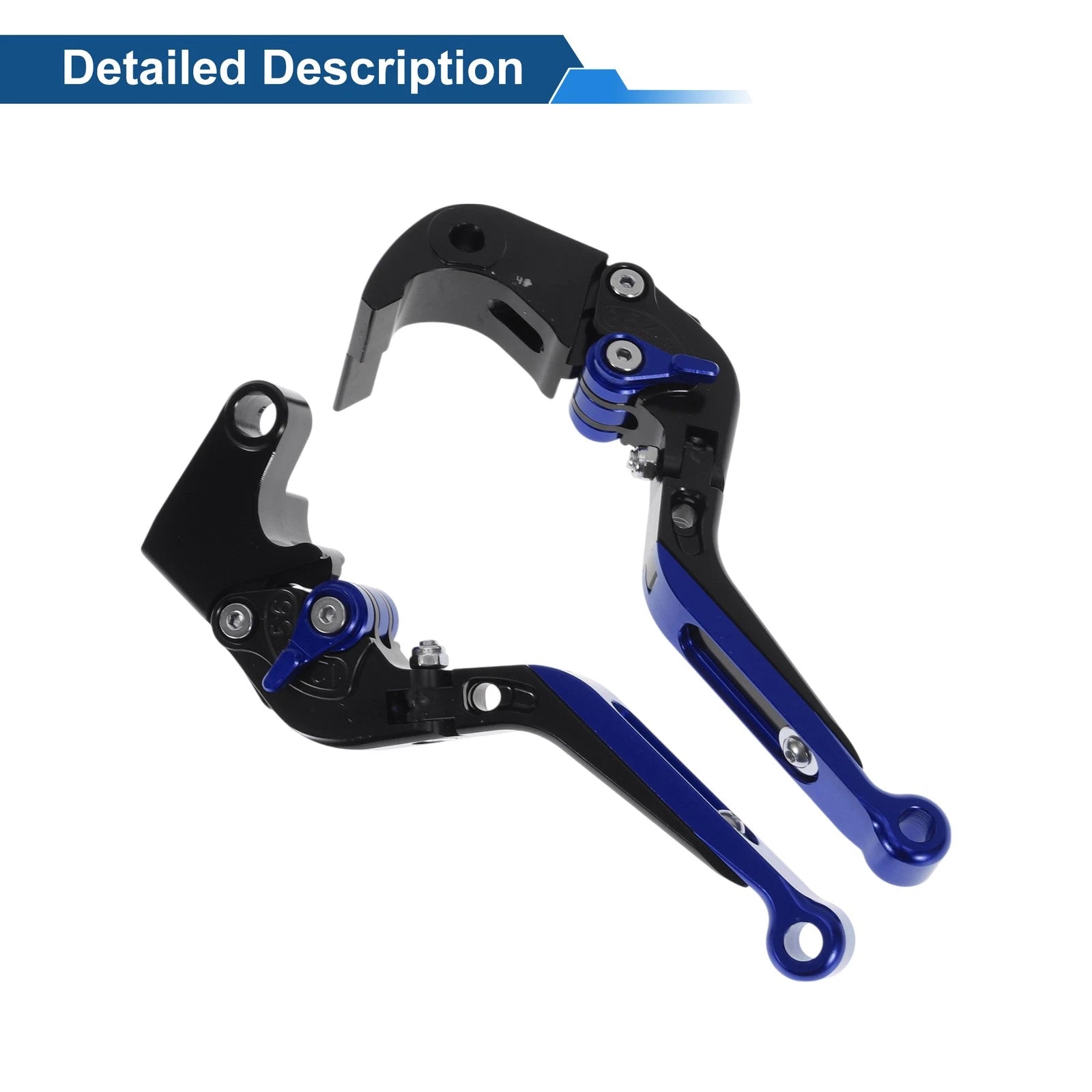 Adjustable Brake Clutch Lever for Honda CBR600RR (2003–2019) Black Blue