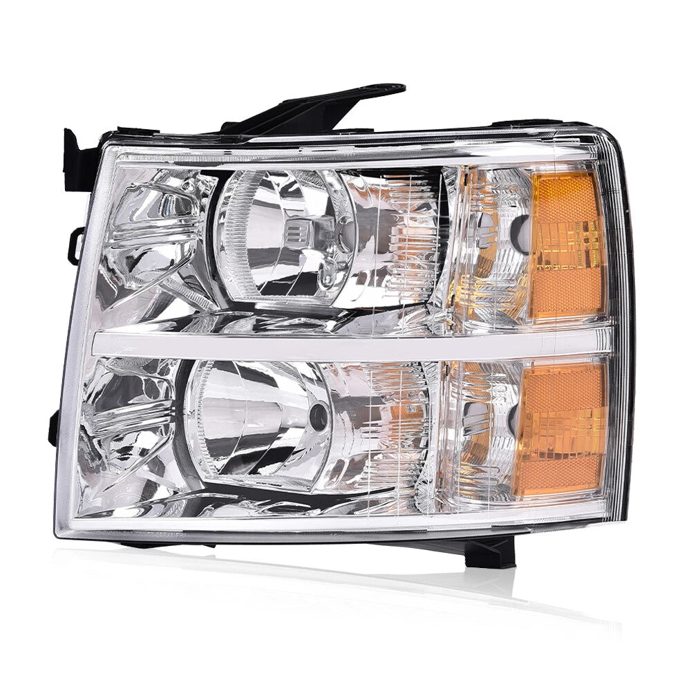 Headlight for Chevy Silverado 1500 2500HD 3500HD (2007–2014) Left Driver Side