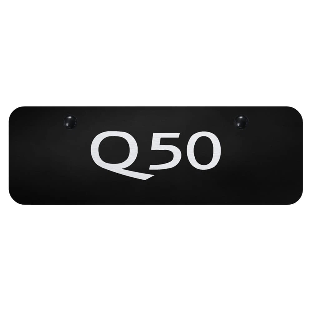 Name Etched on Black Mini License Plate - Officially Licensed for Infiniti Q50