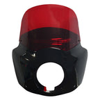 11" Red Fairing Windshield w/ 62mm Clamps for Harley Dyna Super Glide (2006-2010)
