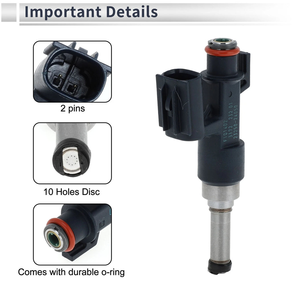 Fuel Injector No. 23250-24050 for Toyota Corolla 2.0 (2019–2022) 1 Pc