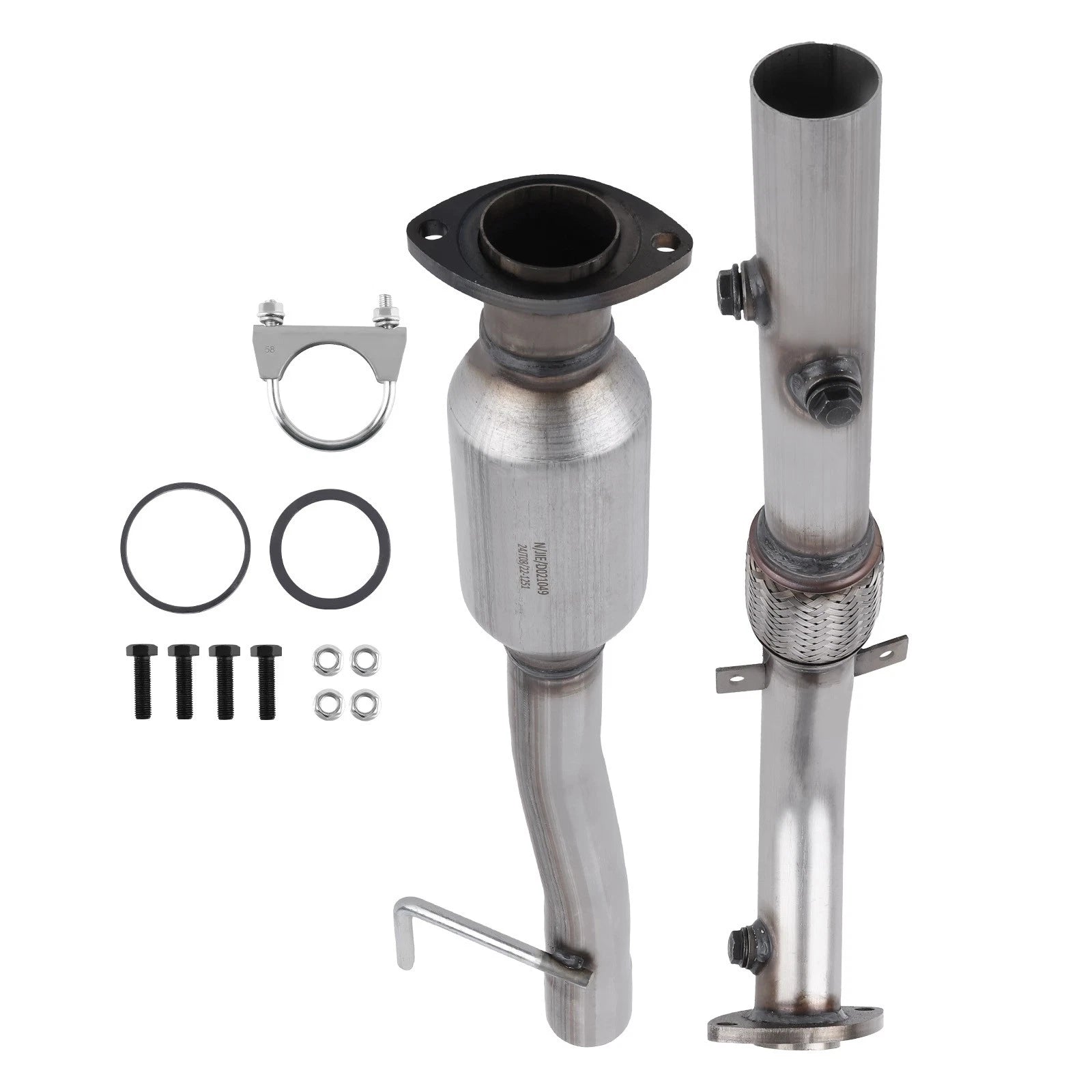 Catalytic Converter Flex Pipe for Toyota Camry, Solara (2007–2011) 2.4L