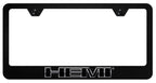License Plate Frame Black Plastic for Dodge Charger Challenger (2015–2023)