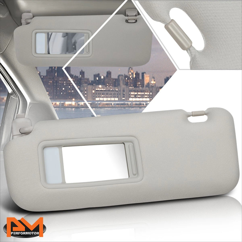 Set of 2 Windshield Sun Visors for Mazda CX-9 (2016–2023) OE Style w/Lighted Mirror