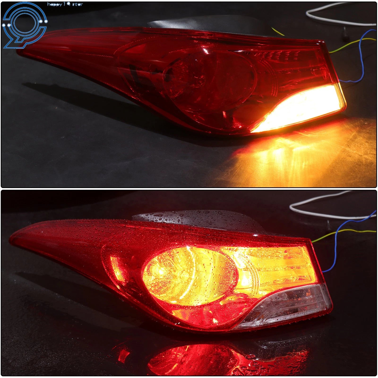 Left Tail Lights for Hyundai Elantra (2011-2013)