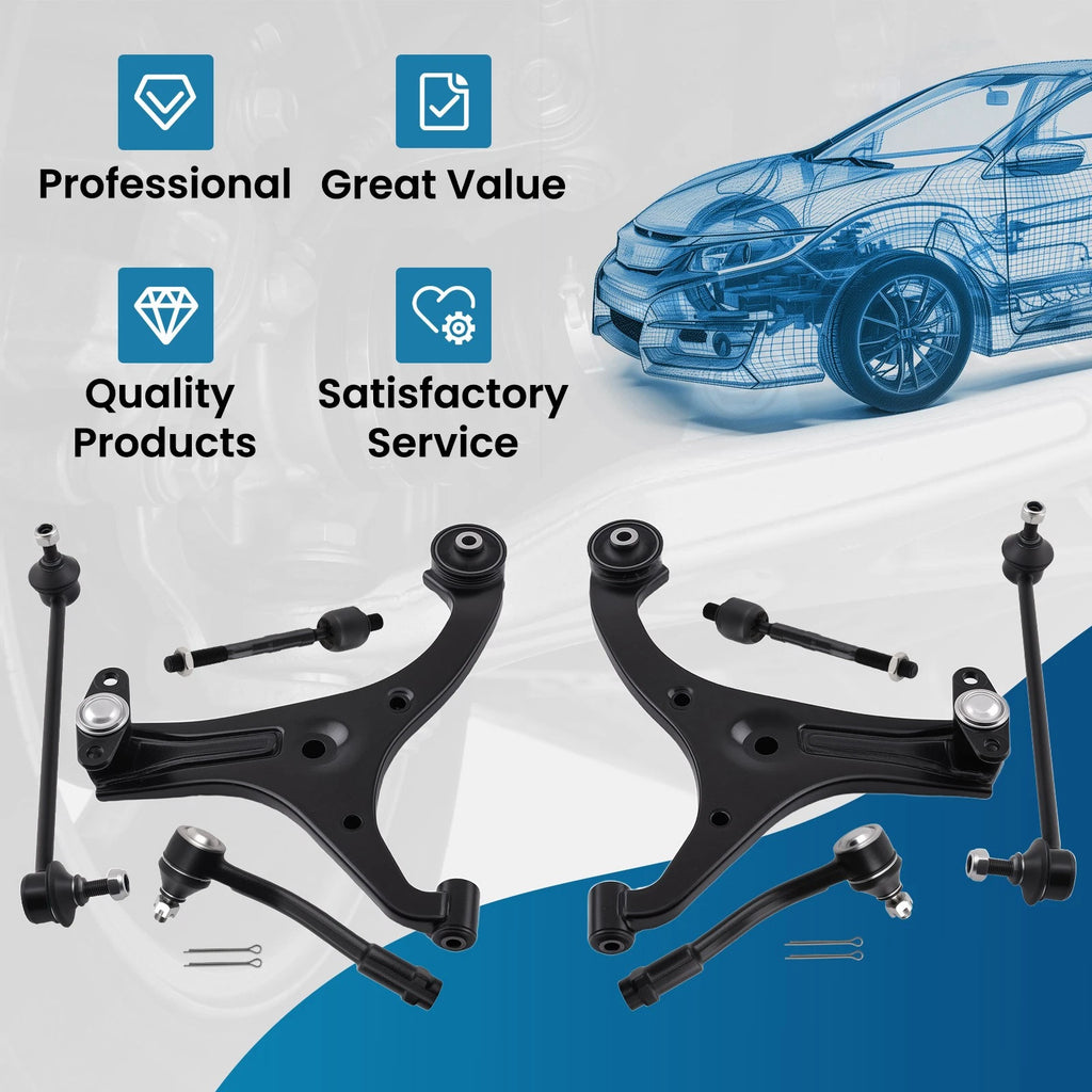 Front Lower Control Arm Set of 2 for Hyundai Accent (2006–2011)