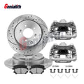 Drilled Brake Rotors Calipers Rear Kit for Honda Odyssey (2011–2017)