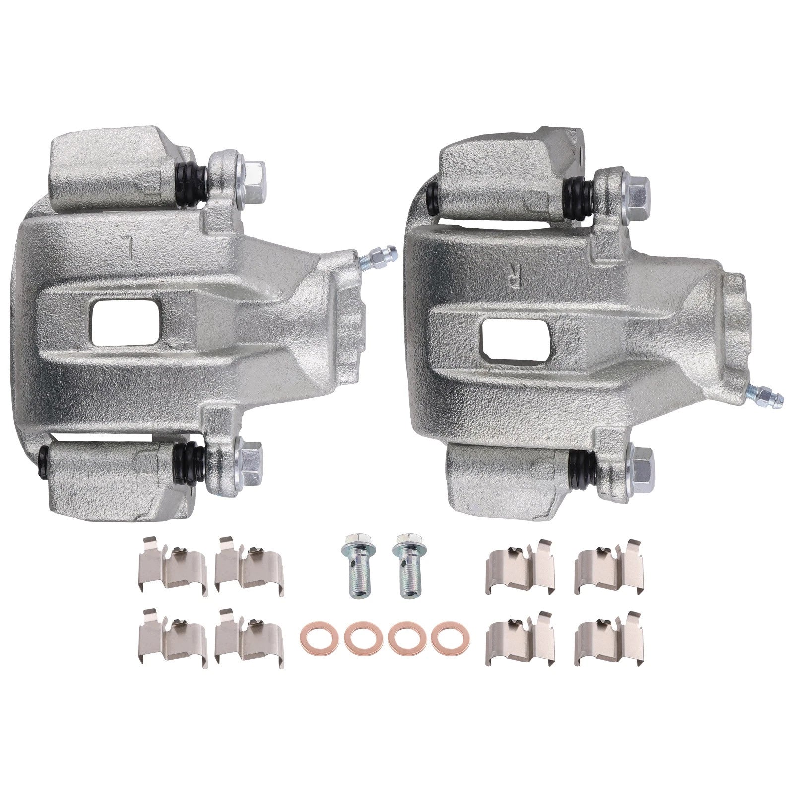 Rear Brake Caliper Set w/ Bracket for Toyota Sequoia Tundra (2008–2017)