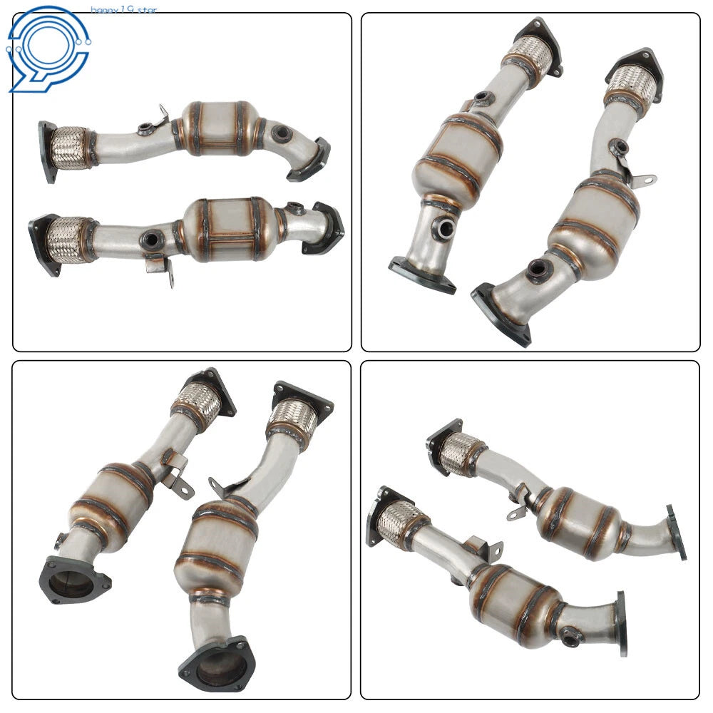 Pair of Catalytic Converters for Audi Q7 (2007–2010) 4.2L V8
