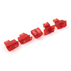 5Pcs Red Turn Signal Headlight Ignition Horn Switch Caps for GY6 50-150cc