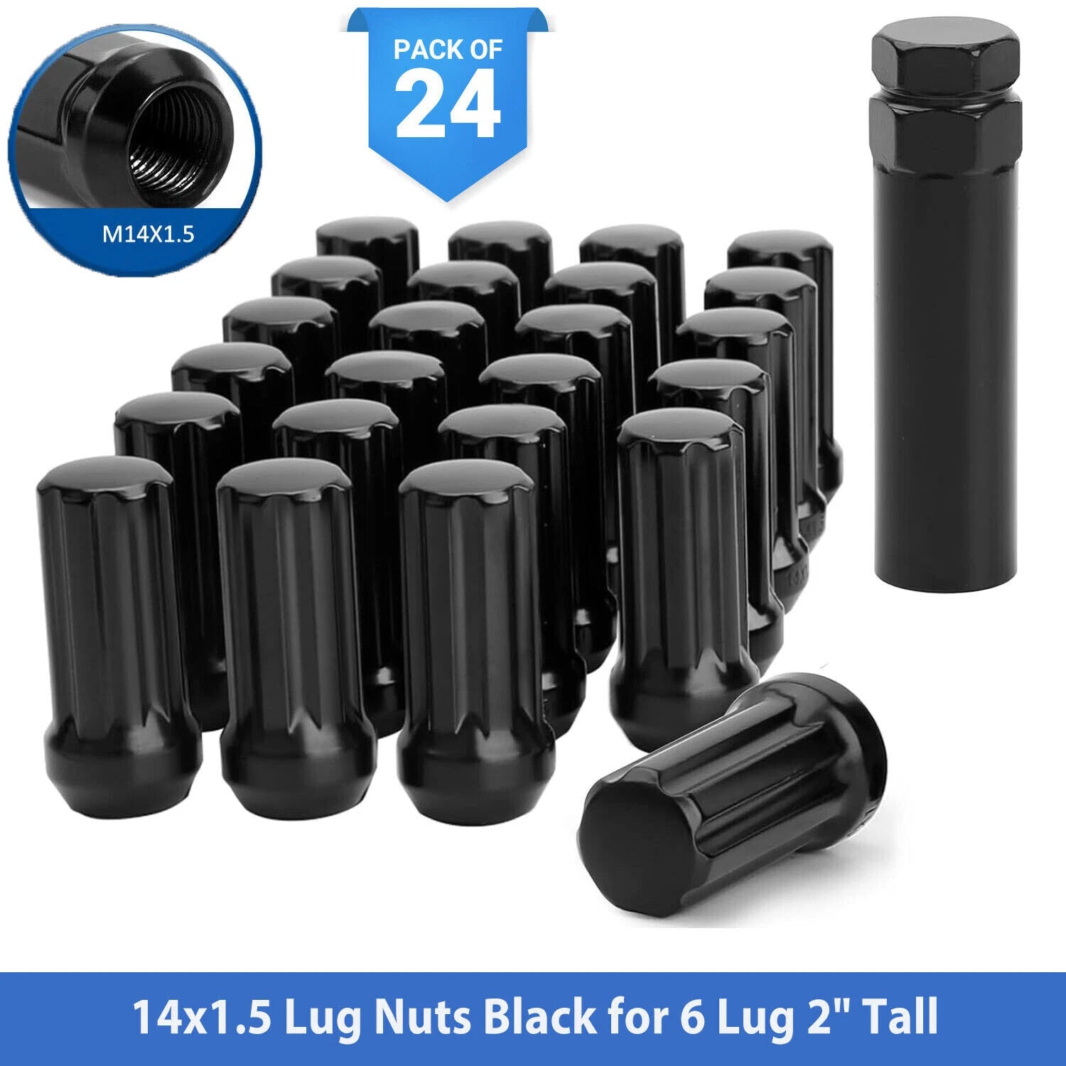Epoch Spline Lug Nut for Ford Super Duty (2005–2024)