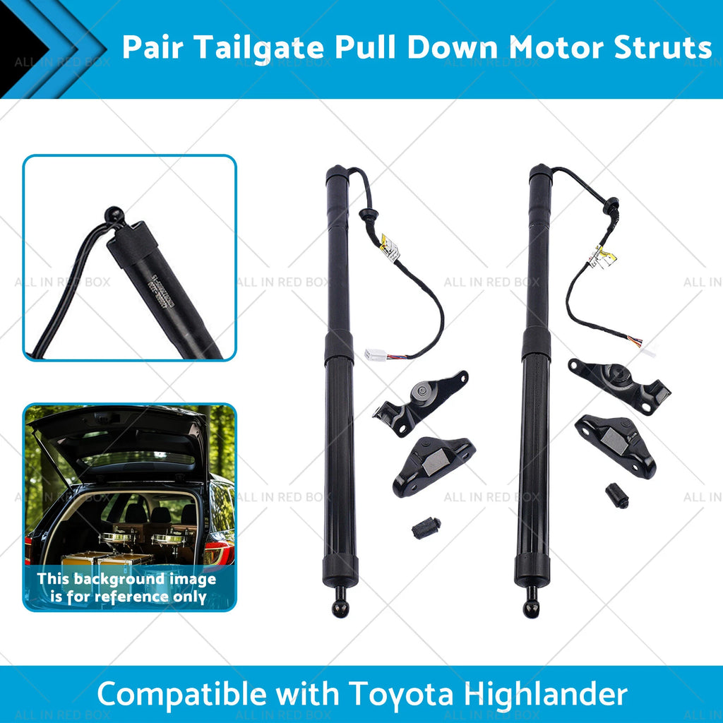2X Tailgate Pull Down Motor Struts for Toyota Highlander (2014–2019) 68910-09051