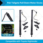 2X Tailgate Pull Down Motor Struts for Toyota Highlander (2014–2019) 68910-09051
