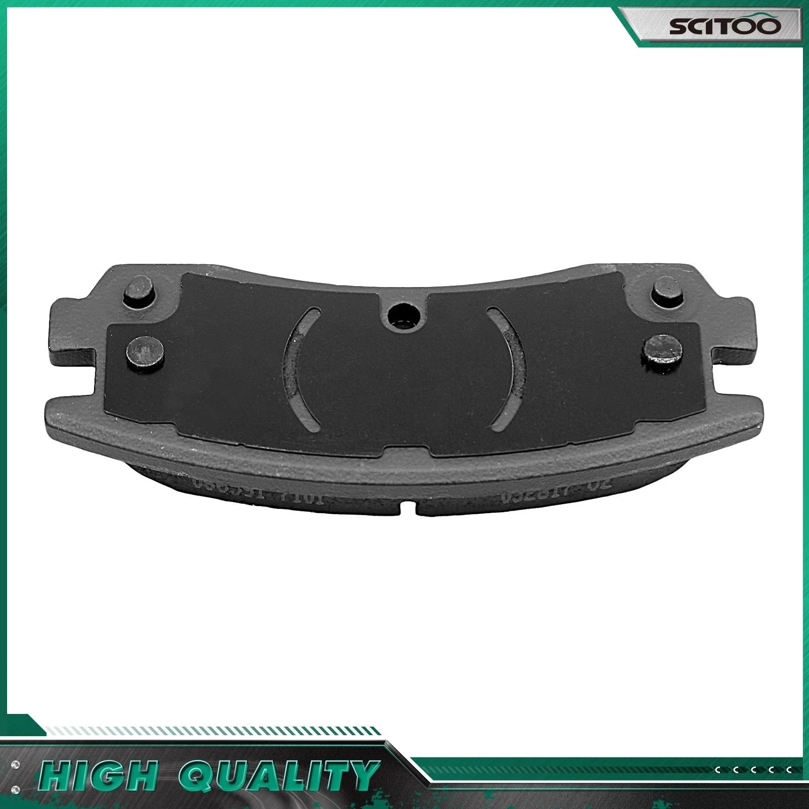 Set of 4 Rear Ceramic Brake Pads & Left Caliper for Buick Regal (1997–2004) & Chevy Impala (2000–2010)