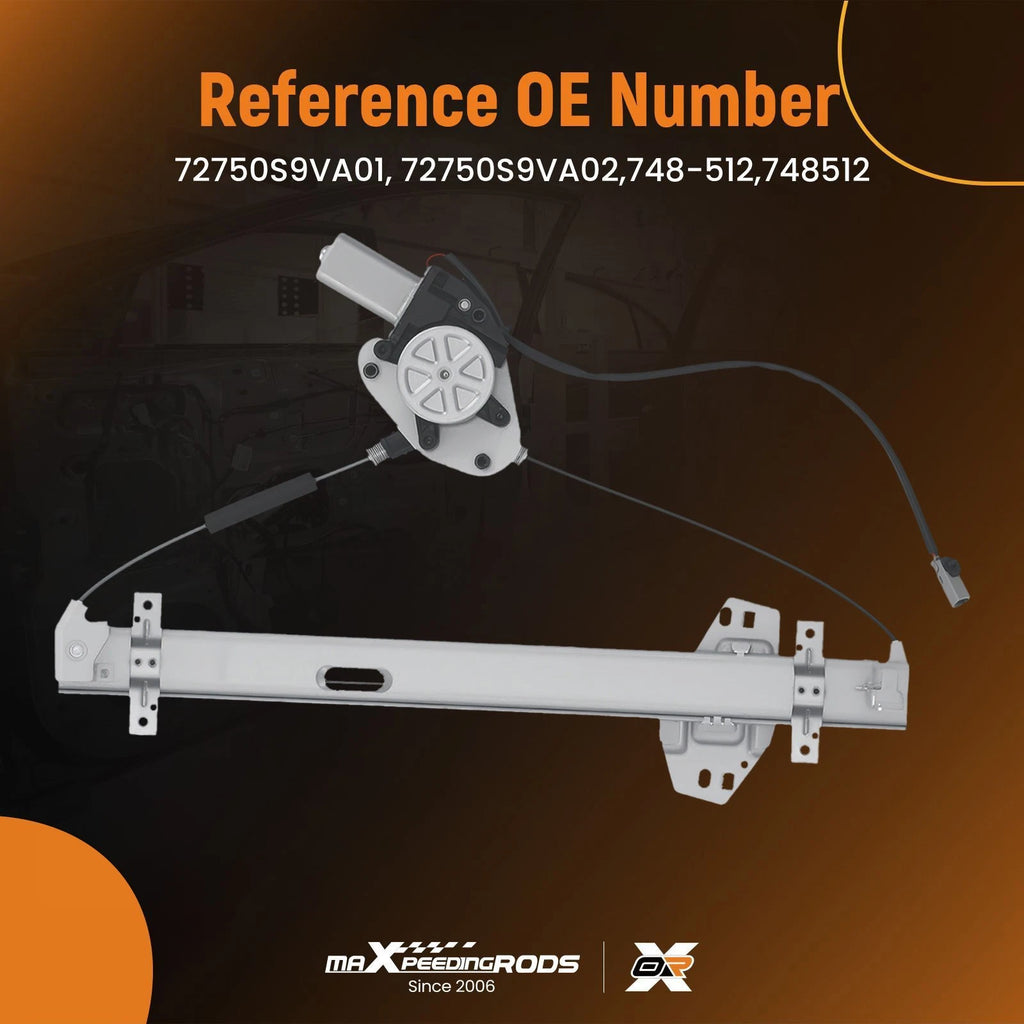 Rear Left Window Regulator with Motor for Honda Pilot (2003-2008)