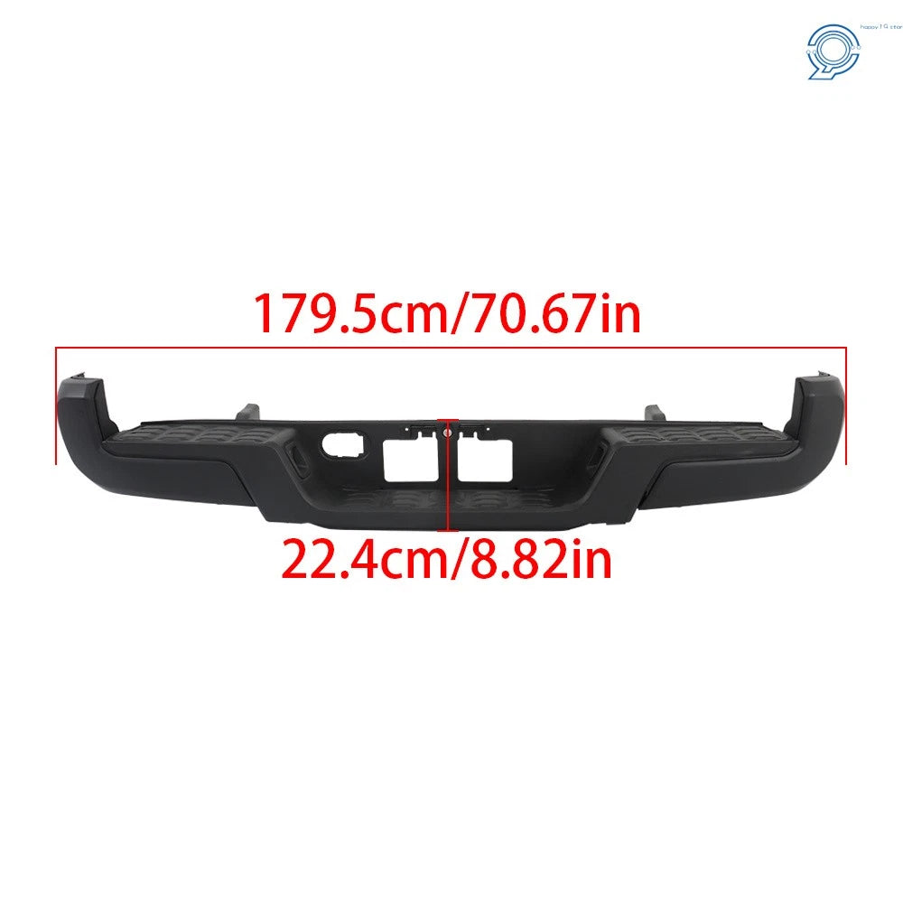 Steel Rear Bumper for Toyota Tacoma (2016–2023) Powdercoated Black