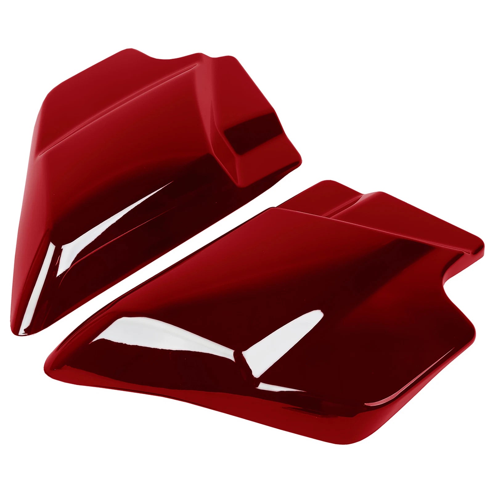 Side Cover Panels for Harley Touring Road King Glide (2009–2023) Ember Red Sunglow