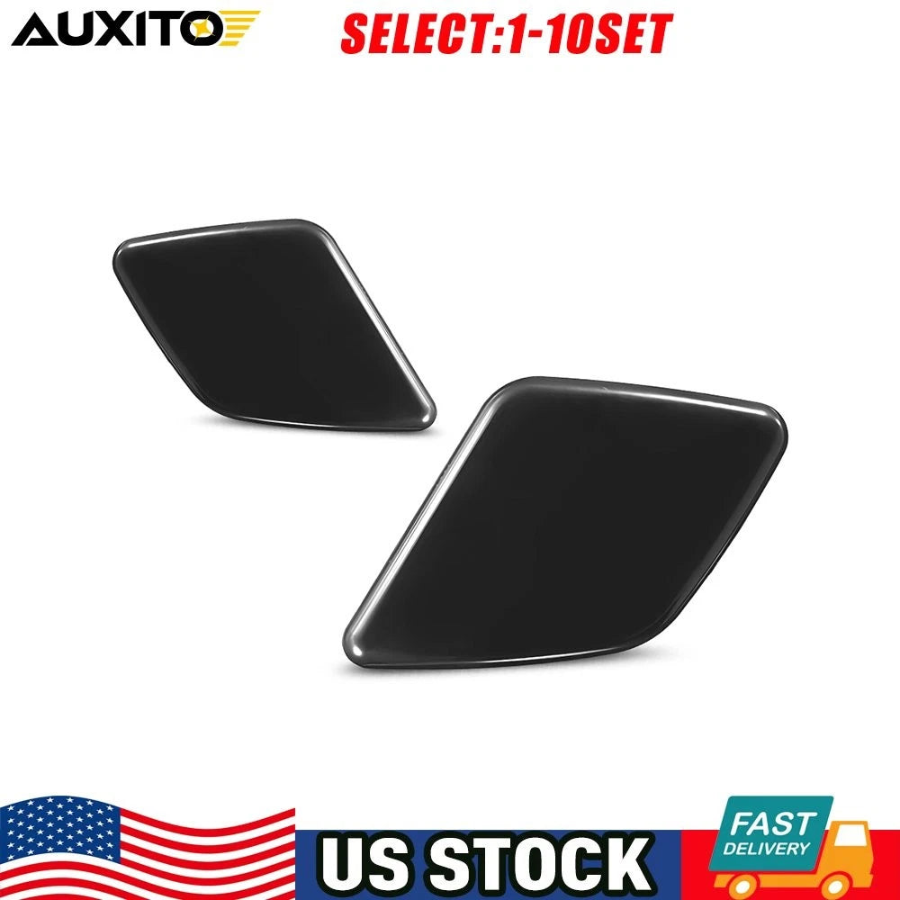 Set of 2 Headlight Washer Cover Caps for Volvo XC90 (2007–2014)