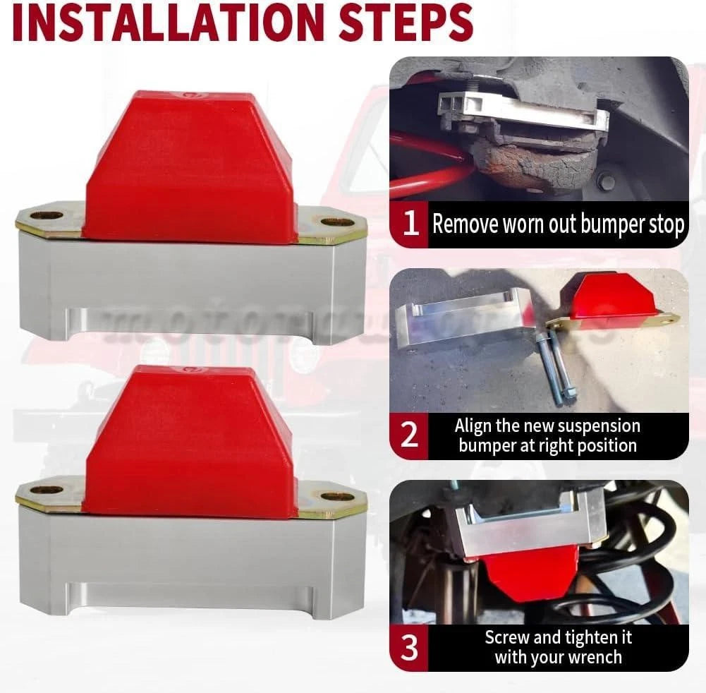 Polyurethane Rear End Bump Stops Kit for Camaro/Firebird (1982–2002)