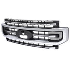 Grille Assembly for Ford F250 F350 Super Duty (2020–2022) Silver & Black