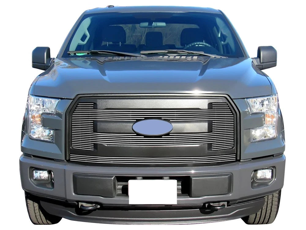 Aluminum Chrome Billet Grill Insert for Ford F-150 (2015–2017)