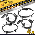 Set of 4 ABS Wheel Speed Sensors for Ford Explorer Lincoln MKS