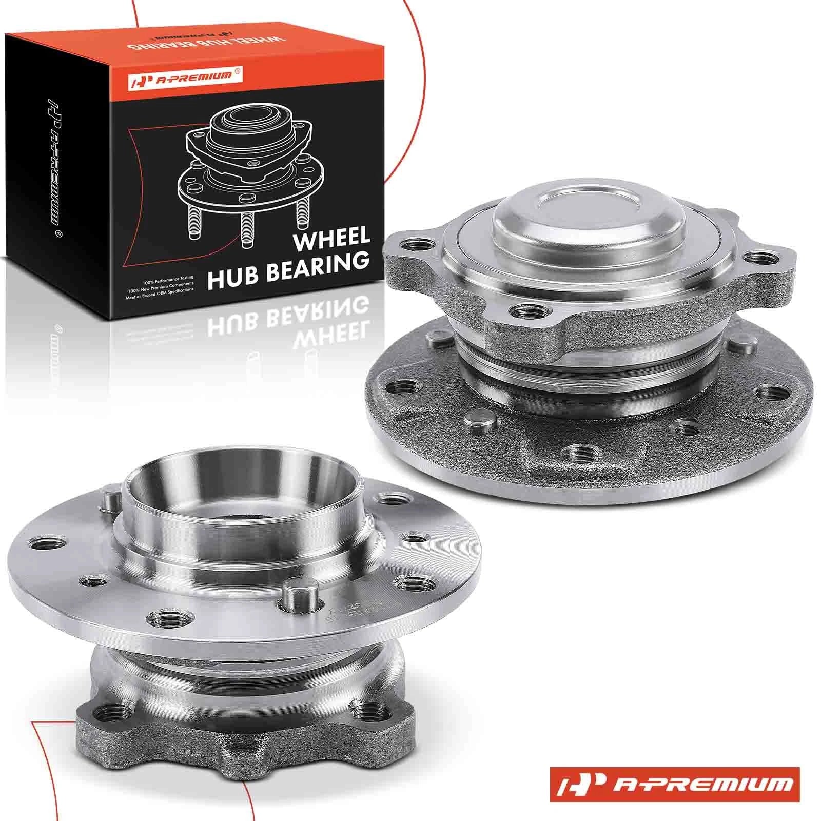 2X Front Wheel Hub & Bearing Assembly for BMW M3 (2008–2013) M5 M6 (2006–2010)