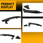 2X Exterior Door Handle for Hyundai Elantra (2011–2016) Rear Left Right