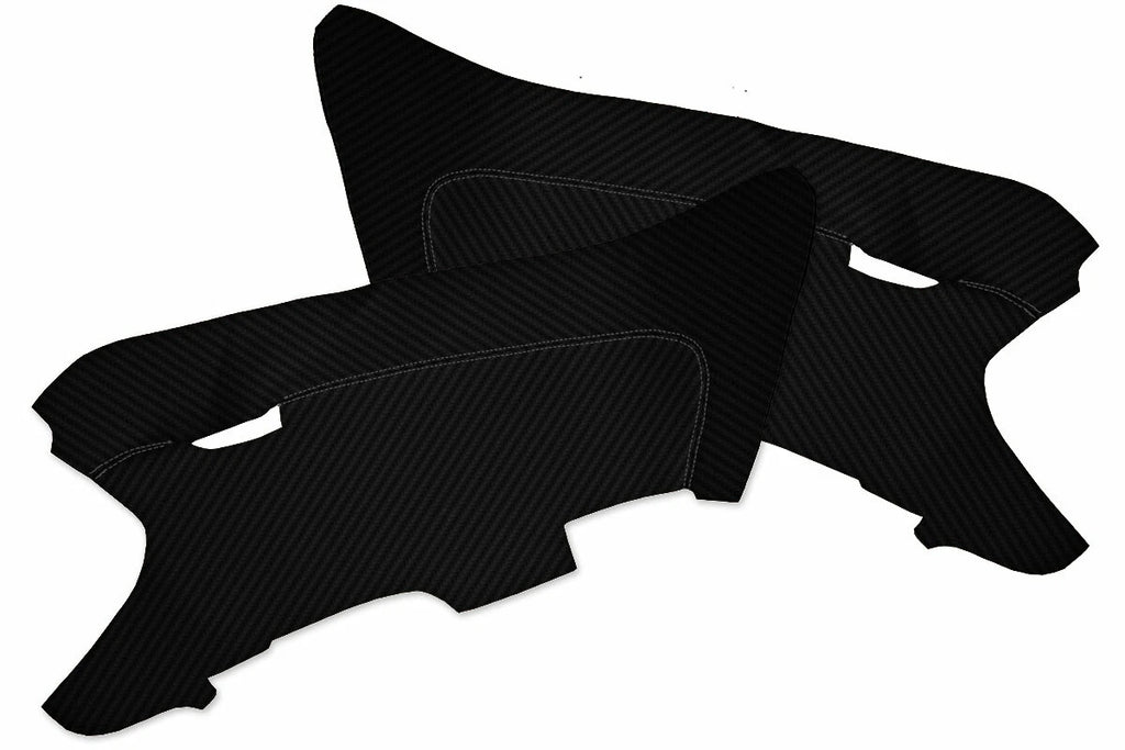 Carbon Fiber Rear Insert Door Panel Cover for Toyota Avalon (2013–2018)