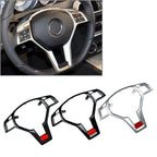 Steering Wheel Frame Trim Cover for Benz A C E SLK CLA CLS GLA Class (2013-2023)