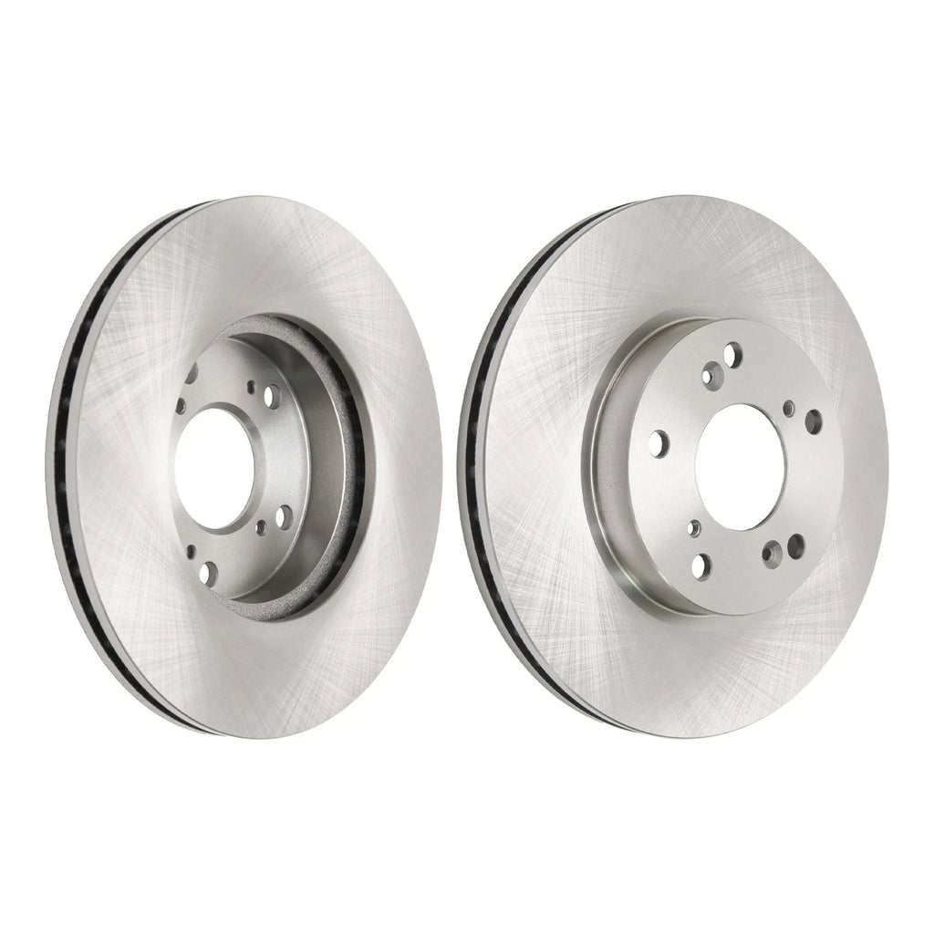 2PC Front Vented Disc Brake Rotors for Honda Accord 2.4L (2014–2016)