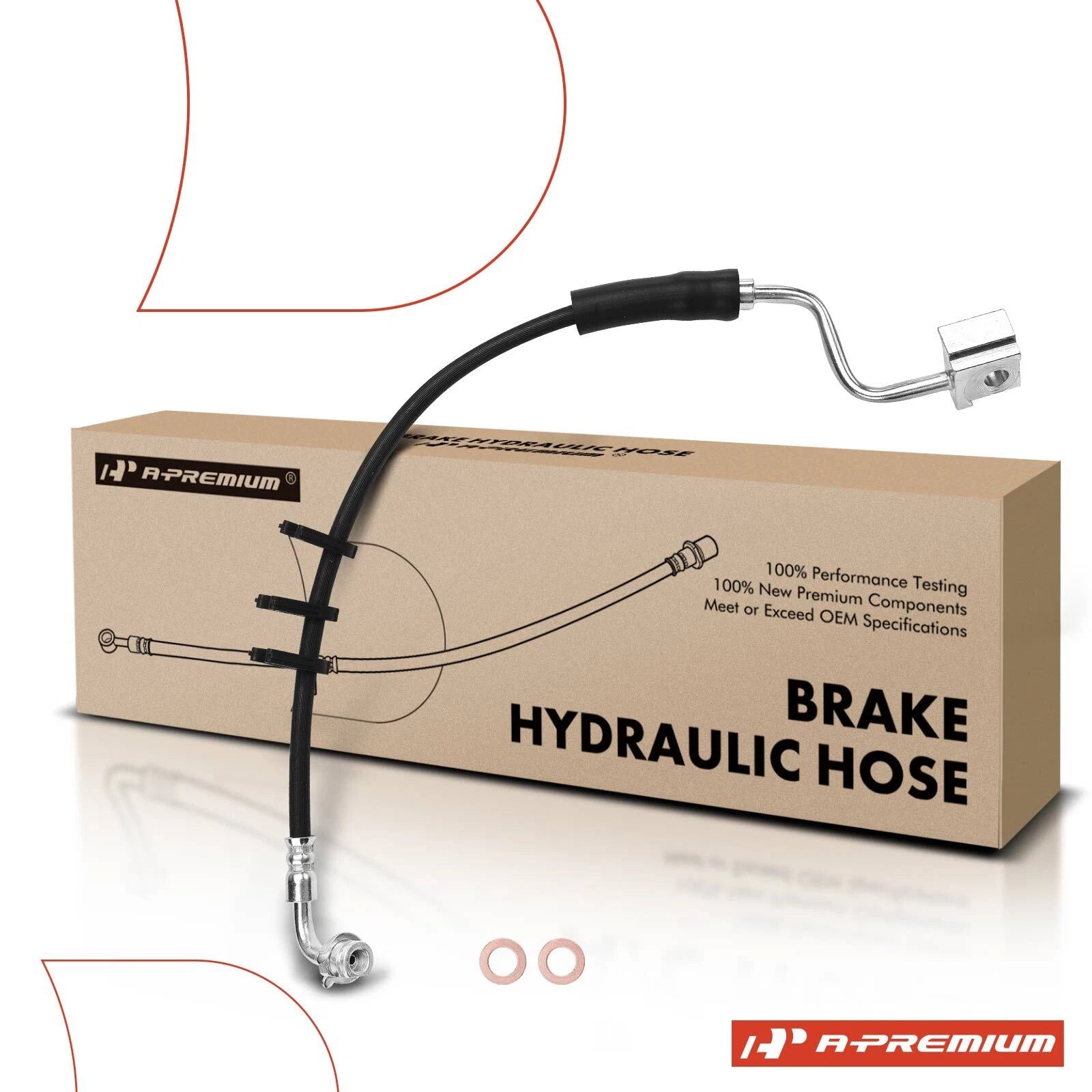 Front Right Brake Hydraulic Hose for Ford E-150 (2003)