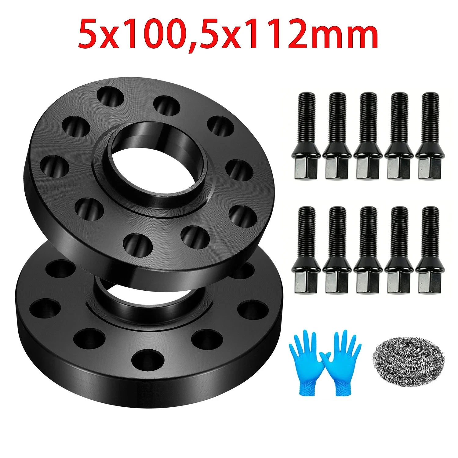 2X 20mm Hubcentric Wheel Spacers 5X100 57.1mm for Audi A3 (1998–2023)