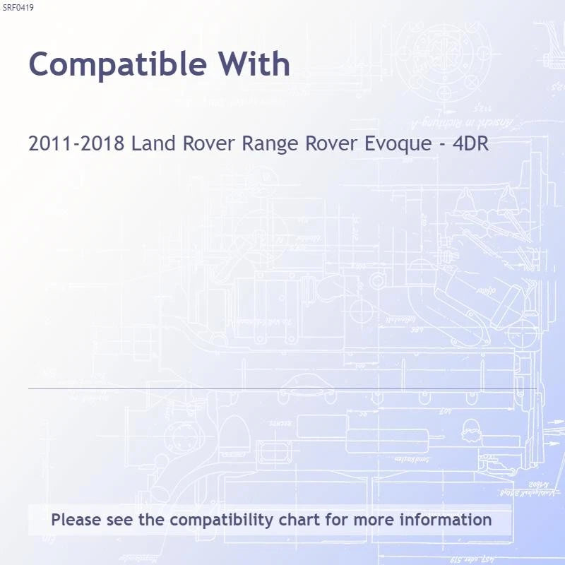 Pillar Post Covers Diamond Grade 4pc for 2011–2018 Land Rover Range Rover Evoque