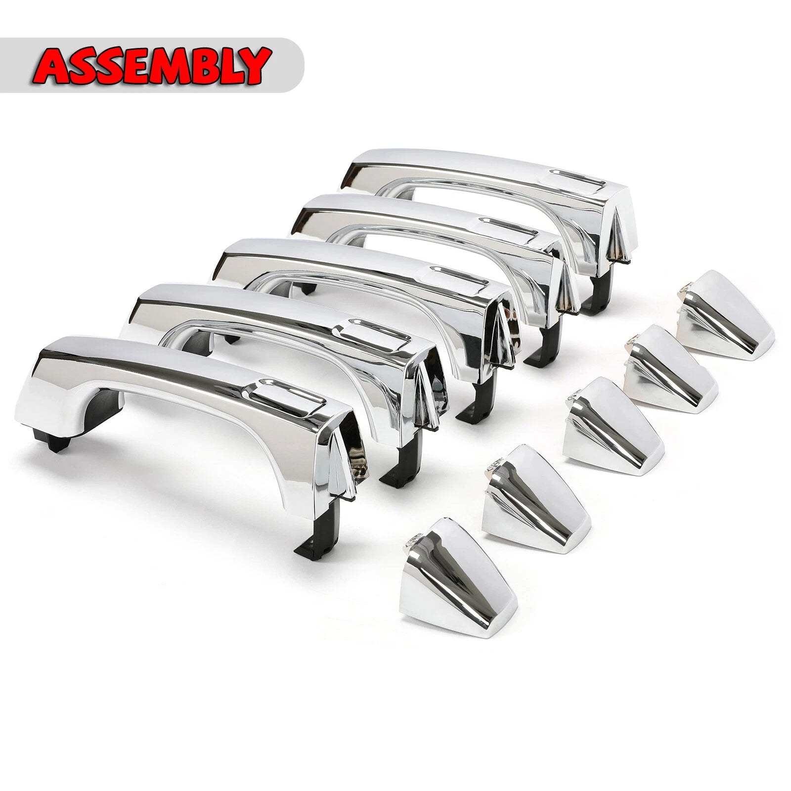 Set of 5 Exterior Door Handle Assembly for Hummer H3 Alpha (2006–2010)