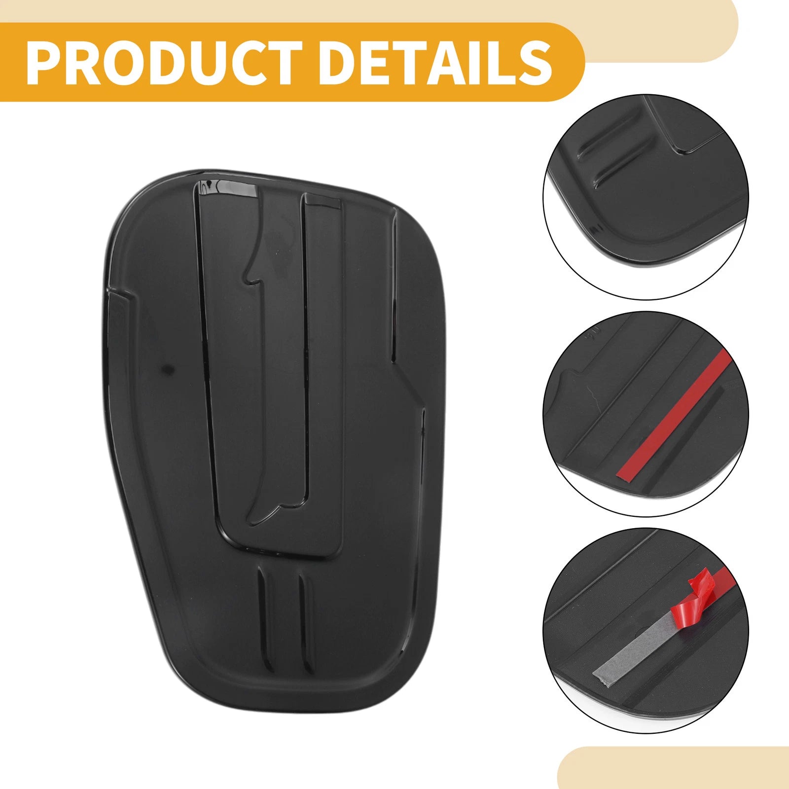 Fuel Tank Door Cap for Ford Ranger (2023–2025) Fuel Filler Flap Cover Black