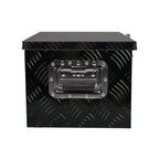 20 Inch Black Aluminum Tool Box for ATV Pickup Truck (Fits Most Models)