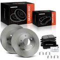 Front Disc Brake Rotors & Ceramic Pads for Chevy HHR (2006–2011)