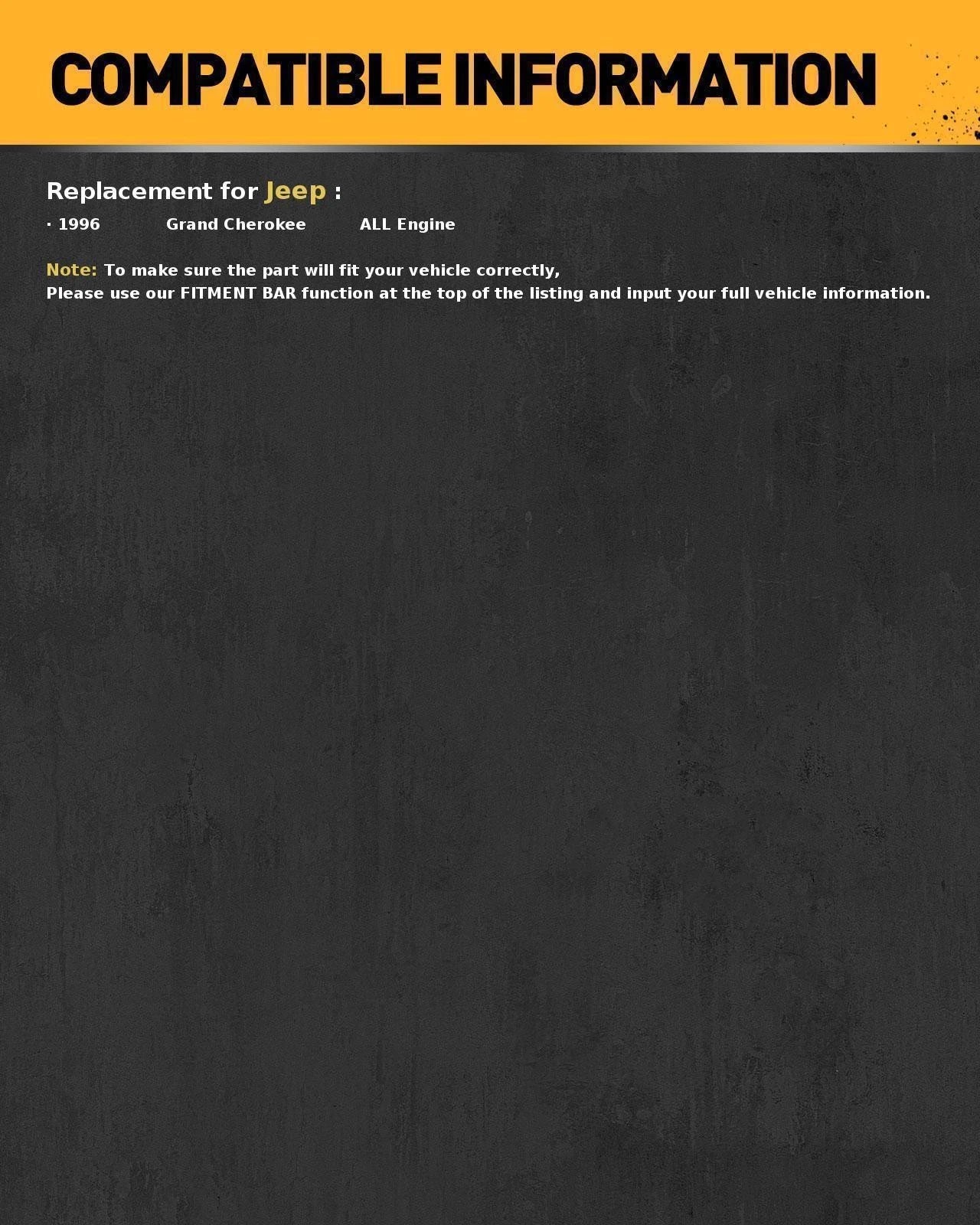 Fuel Pump Module Assembly for Jeep Grand Cherokee (1996–1997)
