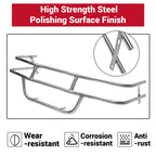 Front Bumper Brush Guard for EZGO TXT Golf Cart (1996–2013) Stainless Steel