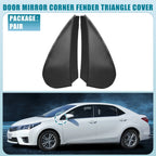 1 Pair Mirror Corner Fender Triangle Cover No. 6011802170 for Toyota Corolla (2014–2019)
