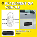 Front Right Exterior Door Handle for Ford F-150 (2015–2020) Smooth Black