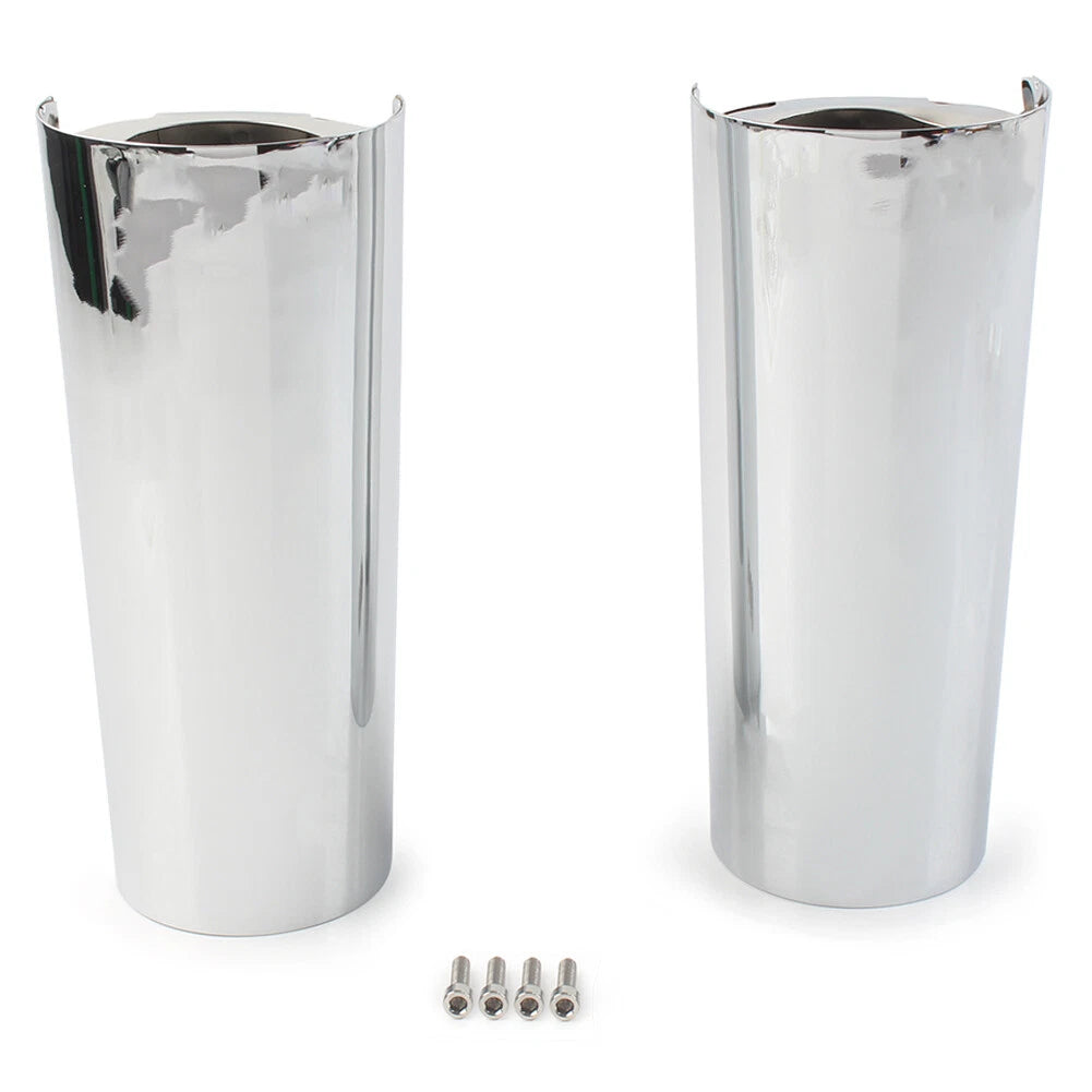 2" Smooth Fork Tube Slider Covers for Harley Electra Tri Glide FLHX (2014–2023)