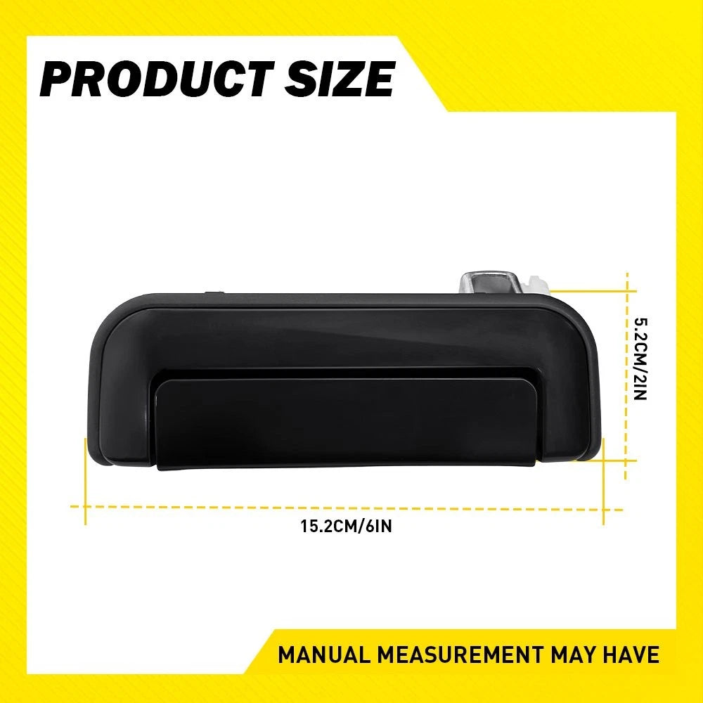 2X Front Exterior Door Handle Assembly for Mitsubishi Montero (1999–2003)