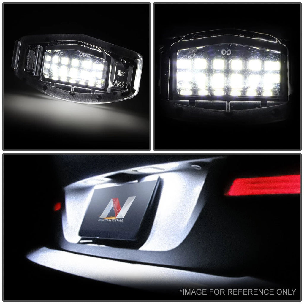 Set of 2 SMD LED License Plate Lights for Honda Accord/Civic, Acura RDX/TSX (2008–2018)