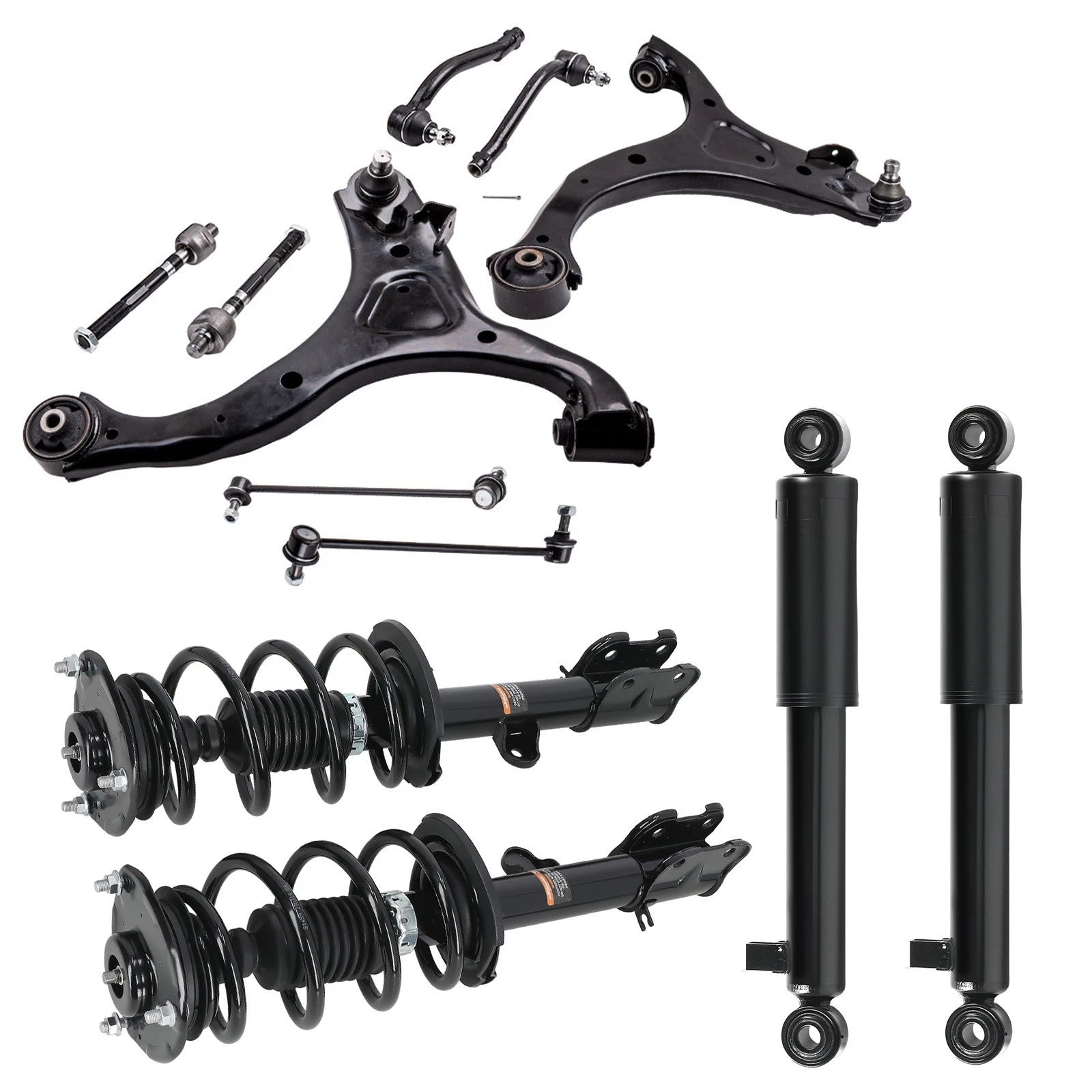 Suspension Strut Shock Absorber + Control Arms for Kia Sorento (2011–2013)