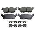 Set of 4 Akebono ProACT Rear Ceramic Slotted Brake Pads for F-150 Expedition Navigator