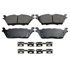 Set of 4 Akebono ProACT Rear Ceramic Slotted Brake Pads for F-150 Expedition Navigator