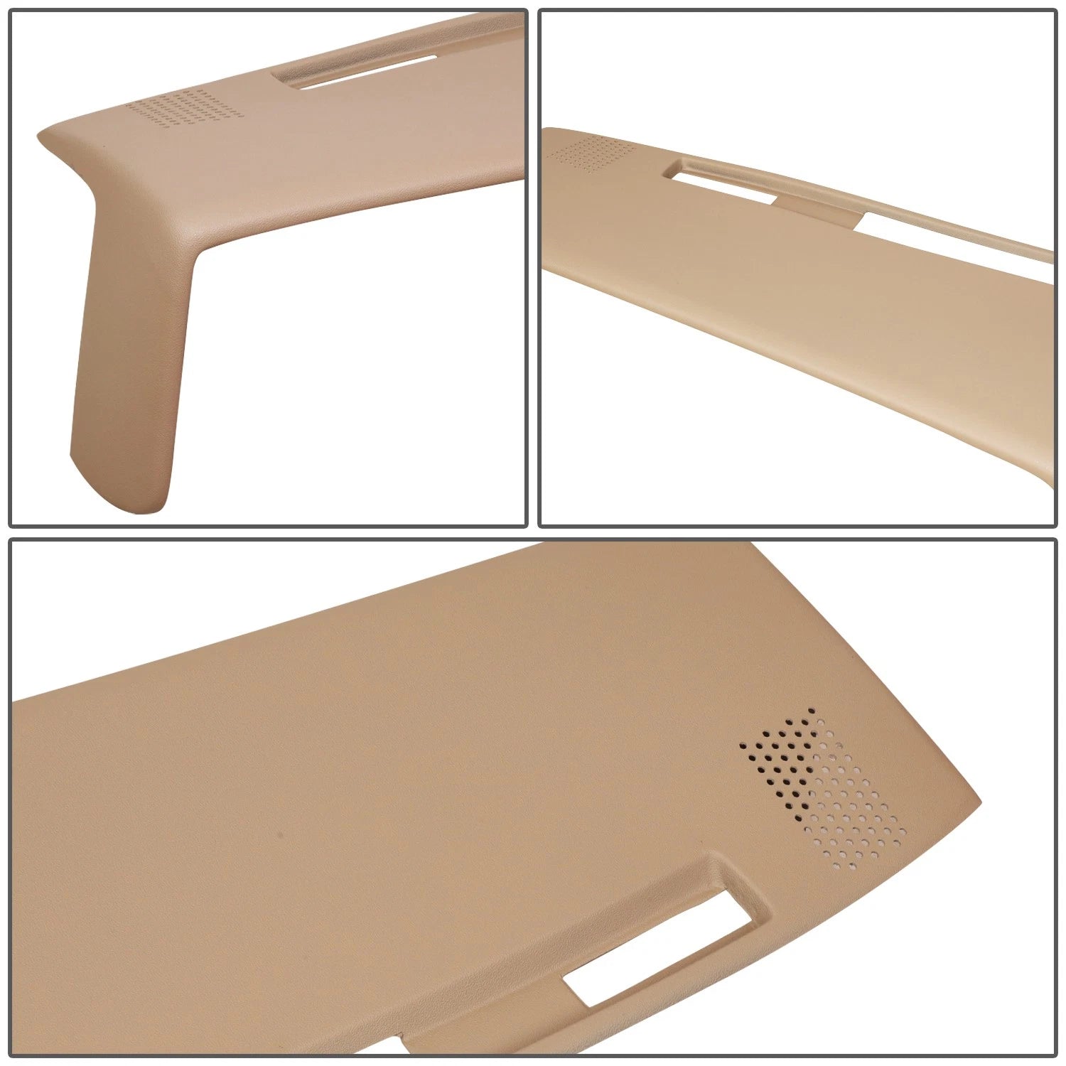 Molded Dash Cover Bezel Overlay for Chevy GMC C/K/R/V Pickup Suburban (1981–1991)